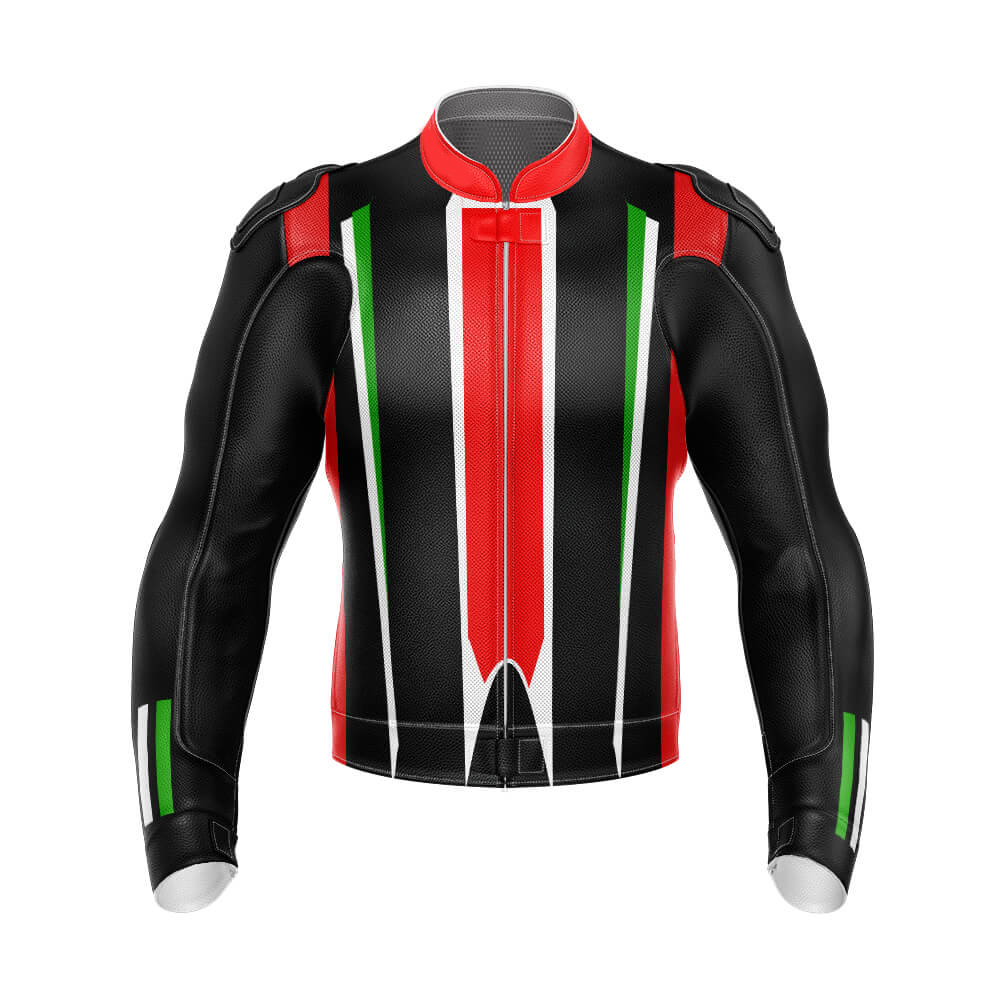Men Clothing Top Selling Lightweight Motorbike Leather Jackets / All Sizes OEM Services Customized Motorbike Jacket