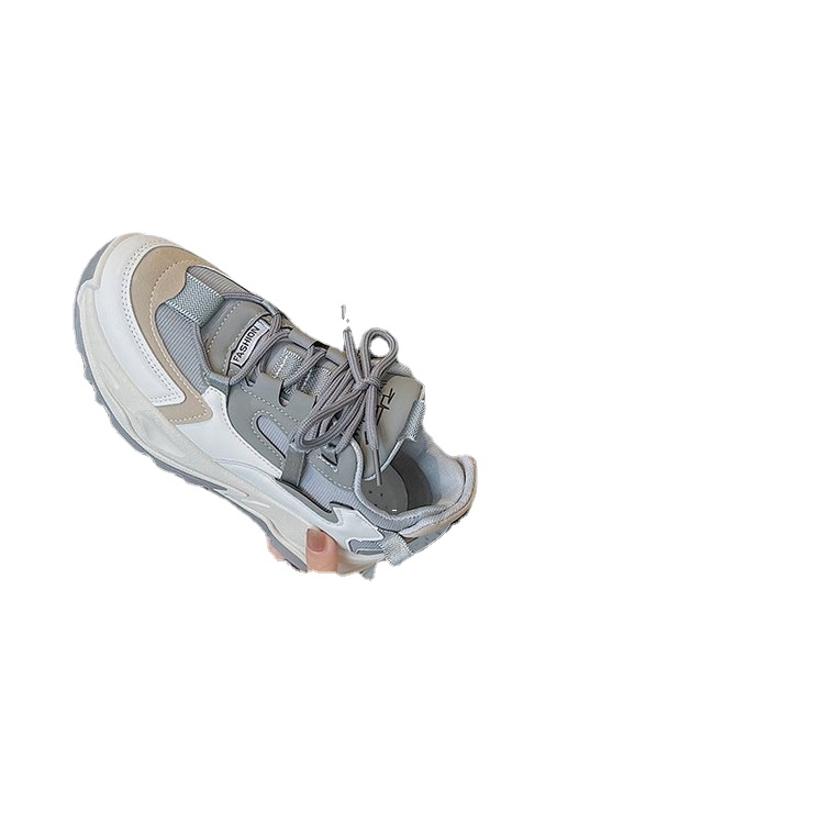 PU upper Women's Chunky Sneakers Platform Dad Shoes for Women white sneakers Casual Jogging Walking Shoes