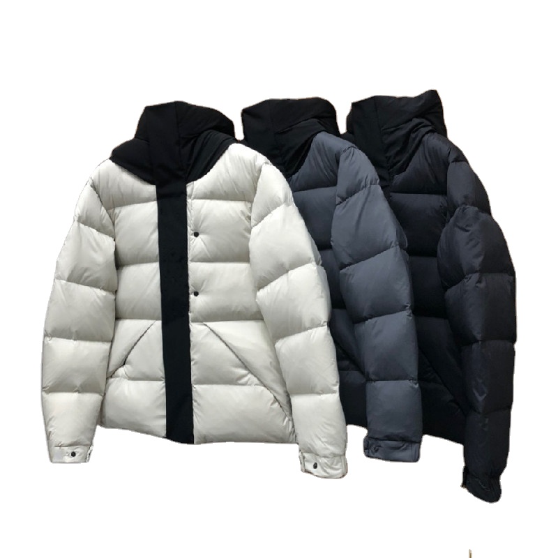 Men's High-quality Autumn and Winter New Jackets Thickened Padded Zipper Hooded Coats Men's Down Jackets